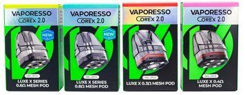 Картридж Vaporesso Luxe X, X Pro, XR, XR Max, X2 Pod Kit 0.3/0.4/0.6 5ml  2278 фото
