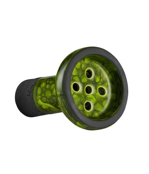 Глиняна чаша для кальяну Tiaga Drops Green 2217 фото